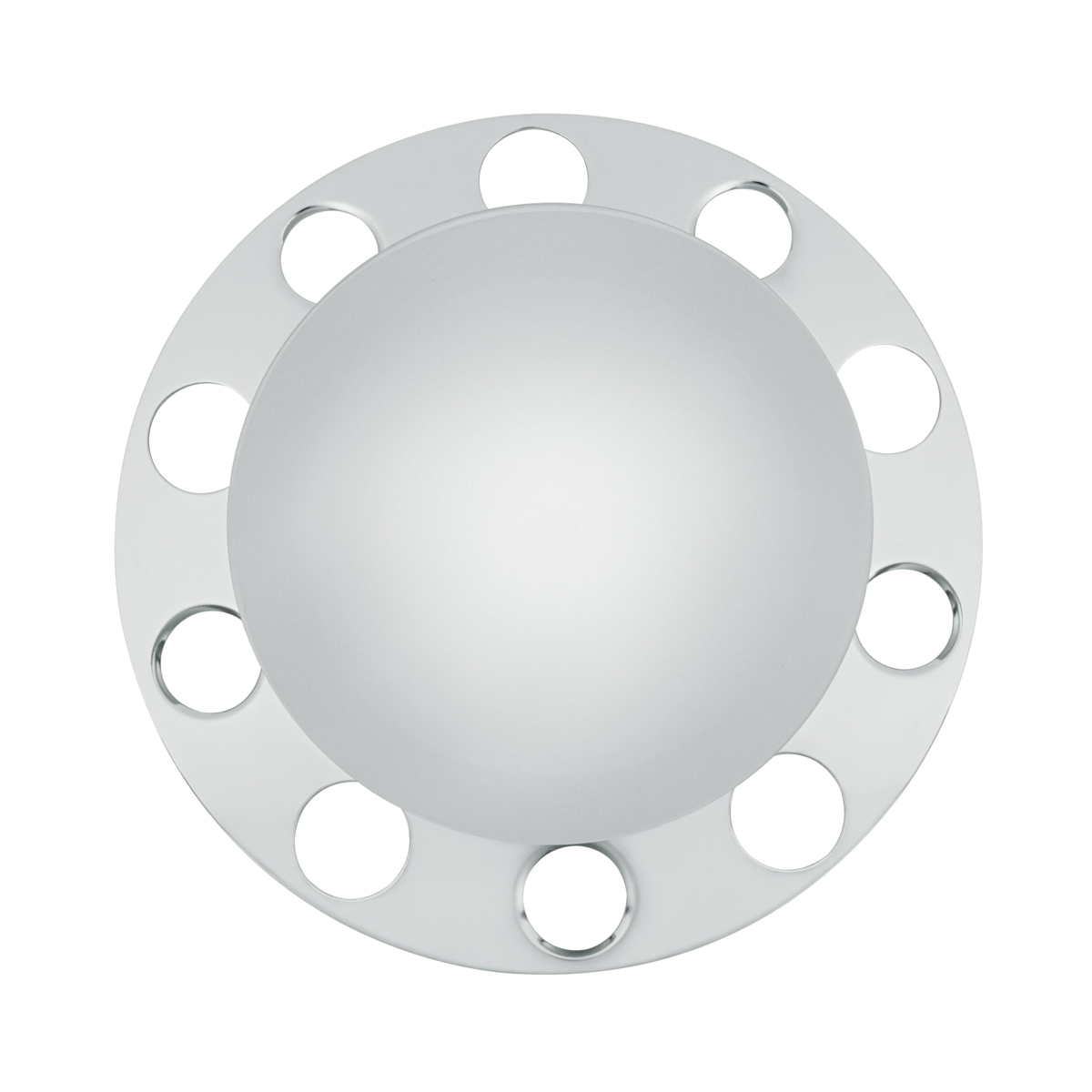 Chrome Dome Front Axle Cover 3PC Kit For Aluminum Wheel - Thumbnail 2