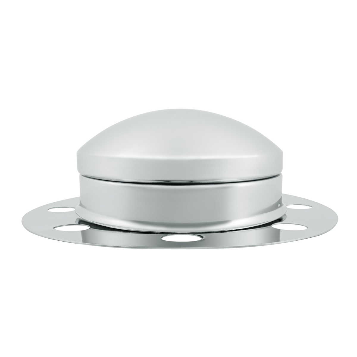 Chrome Dome Front Axle Cover 3PC Kit For Steel/Aluminum Wheel