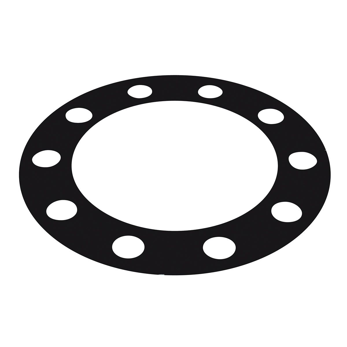 Black Plastic Rim Protector With 1" Hole