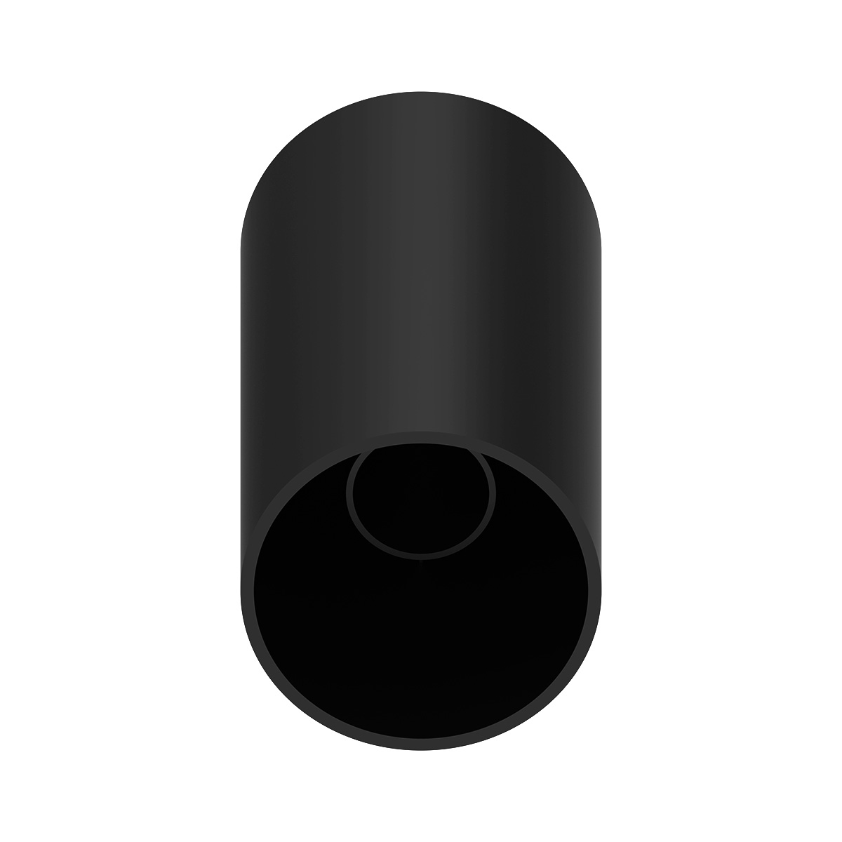 33mm X 4-1/4" Matte Black Tall Cylinder Nut Cover - Thread-On (Bulk) - Thumbnail 4