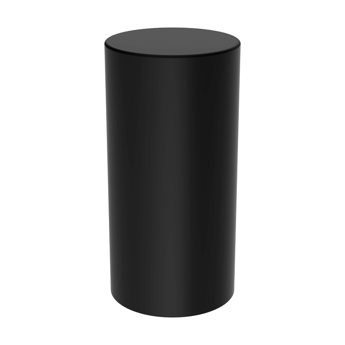 33mm x 4-1/4" Matte Black Tall Cylinder Nut Covers - Thread-On (60-Pack) - Thumbnail 2