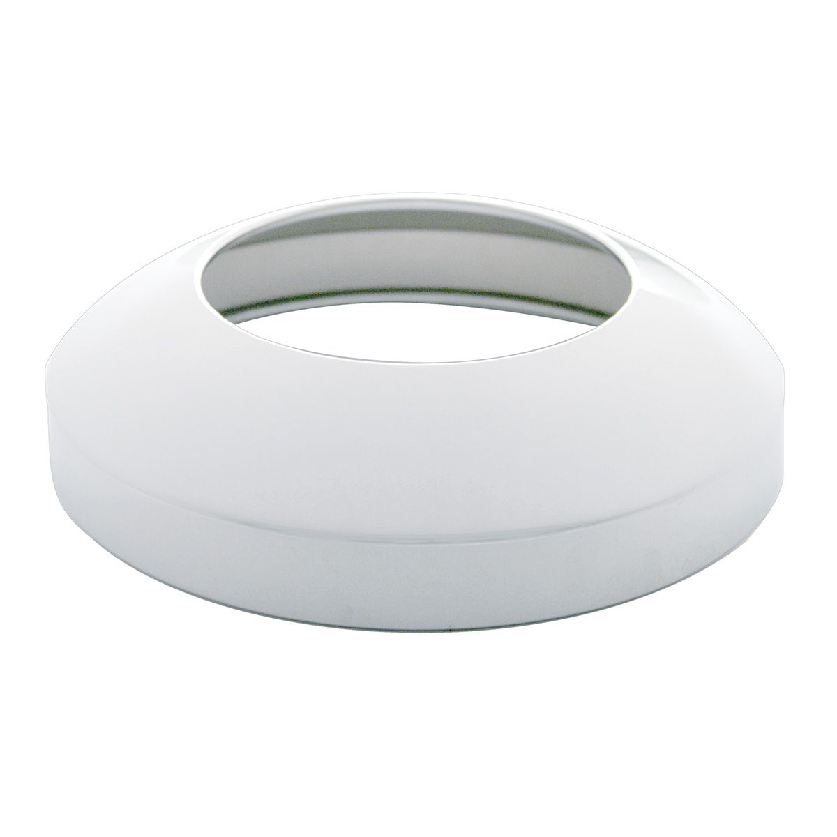 8" Chrome Rear Hubcap With Hubometer Cutout