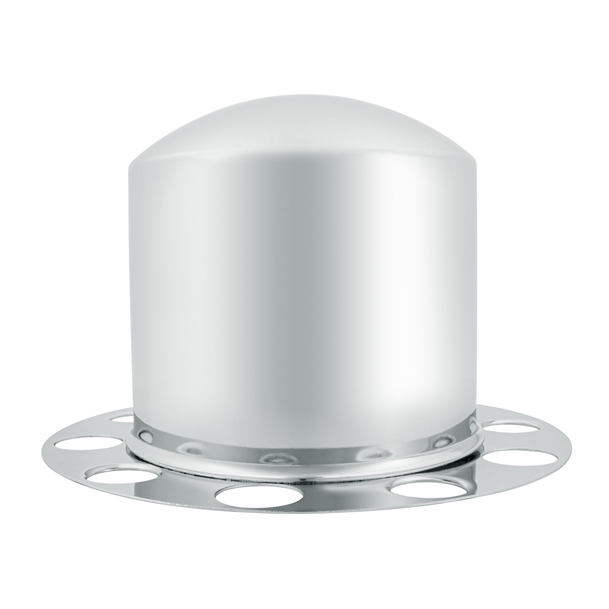 Chrome Dome Rear Axle Cover 2PC Kit For 1-1/2" Nut Cover - Aluminum Wheel - Thumbnail 4