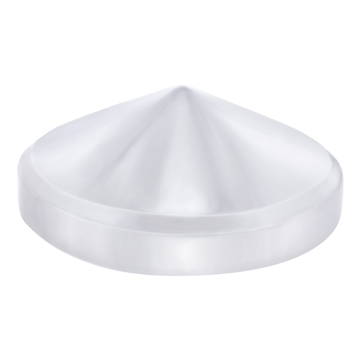 8-1/4" Chrome Pointed Rear Hubcap - Thumbnail 3