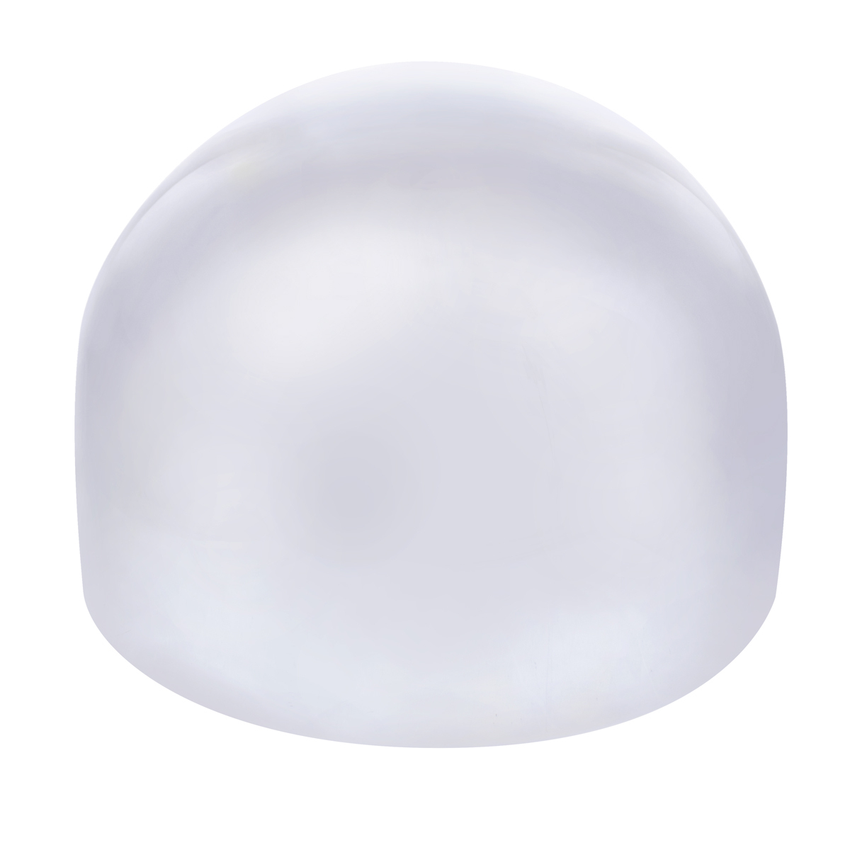 8" Chrome Full Moon Rear Hubcap - Thumbnail 3