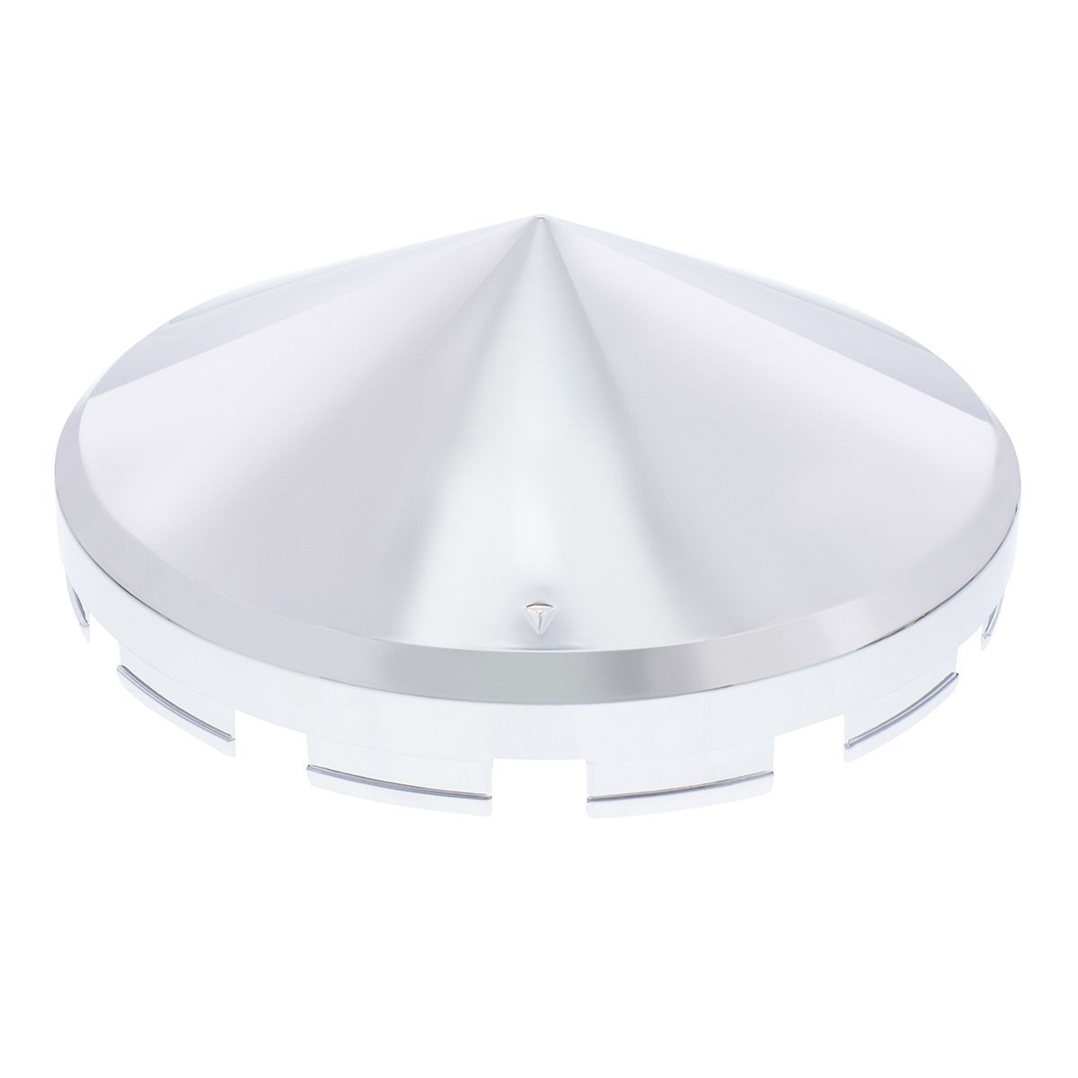 Pointed Front Axle Hubcap Only For 10254 & 10241 - Chrome