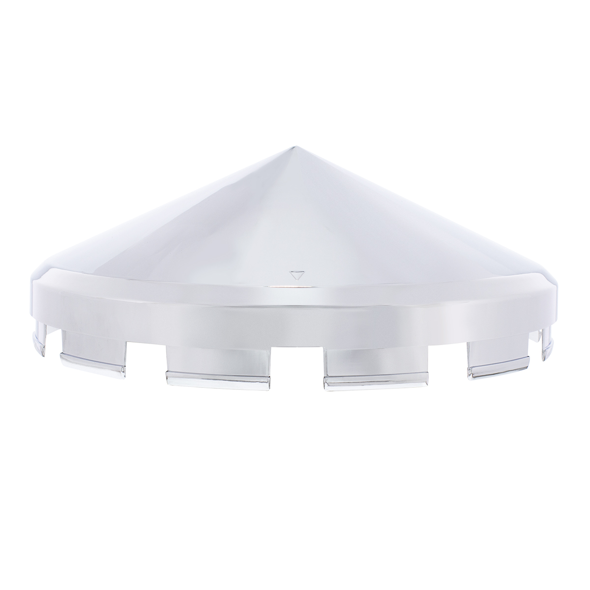 Pointed Front Axle Hubcap Only For 10254 & 10241 - Chrome - Thumbnail 2