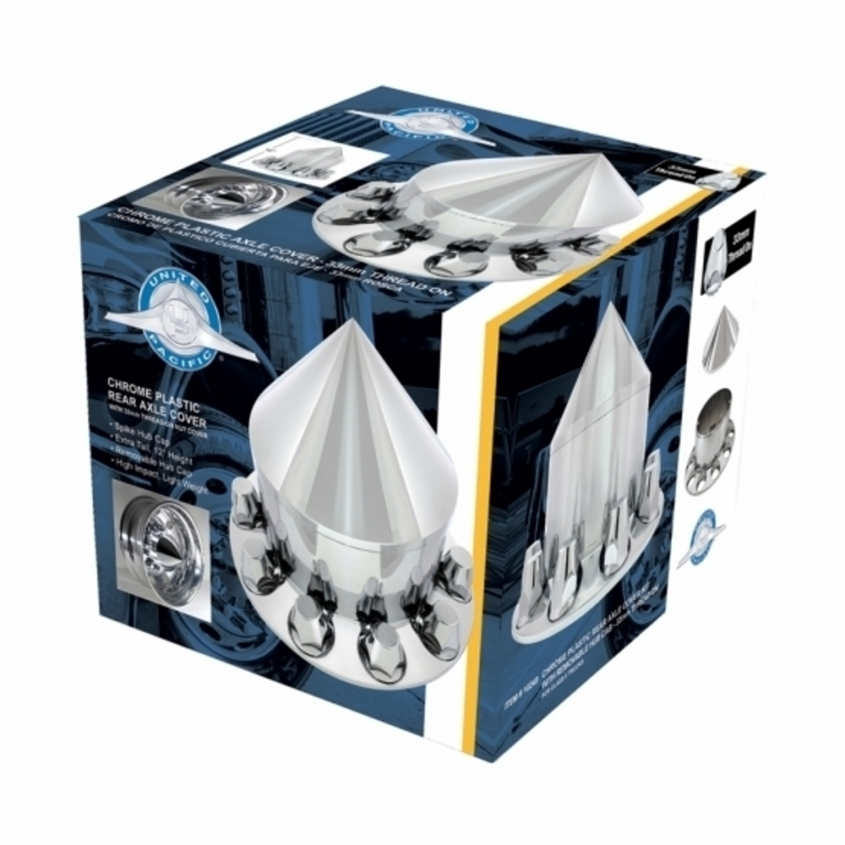 Chrome Dome Rear Axle Hubcap Only For 10264/10266 - Thumbnail 3