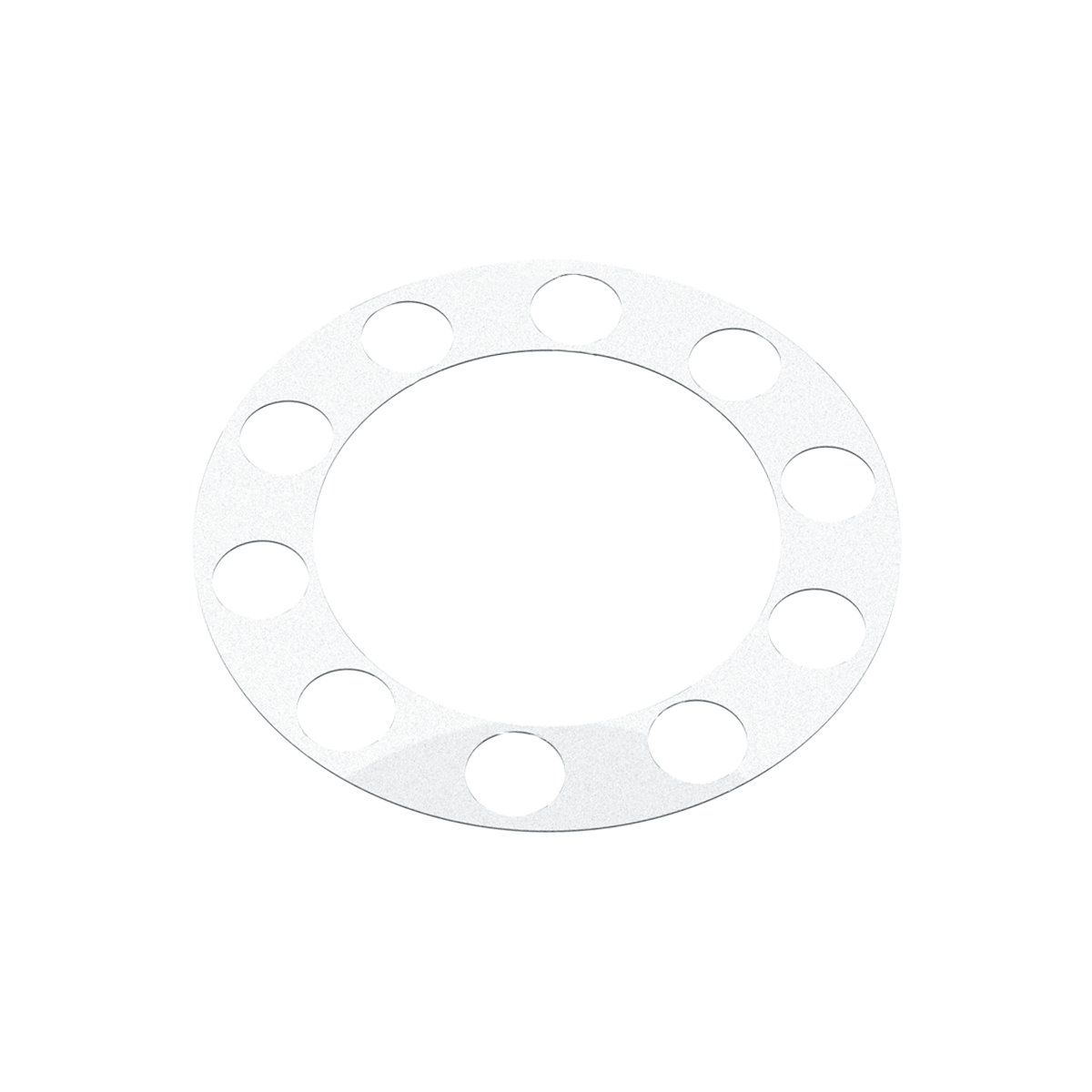 Chrome Plastic Single Hub Design Rear Axle Cover With 33mm Thread-On Nut Covers - Thumbnail 6