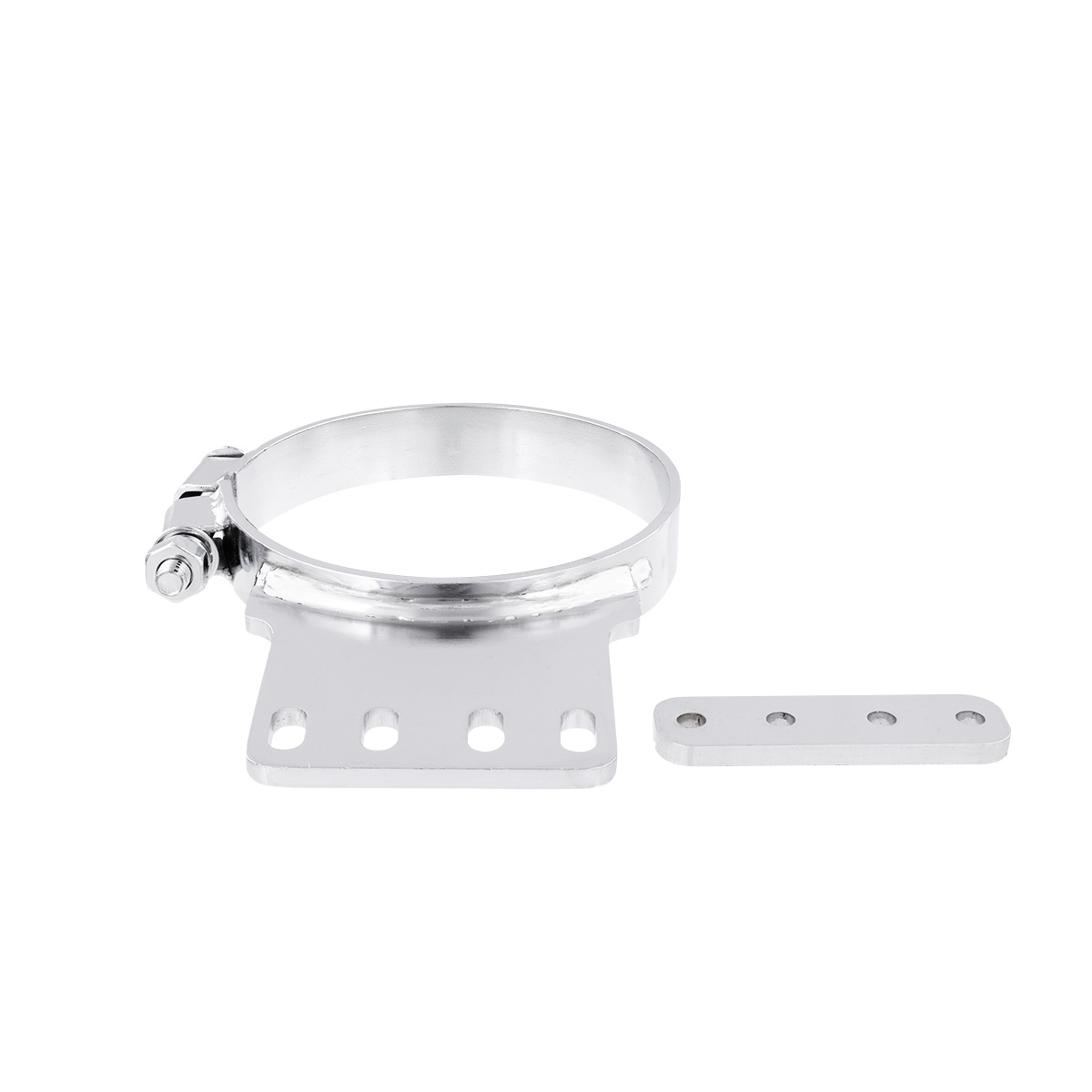 5" Chrome Exhaust Clamp For Kenworth - Thumbnail 3