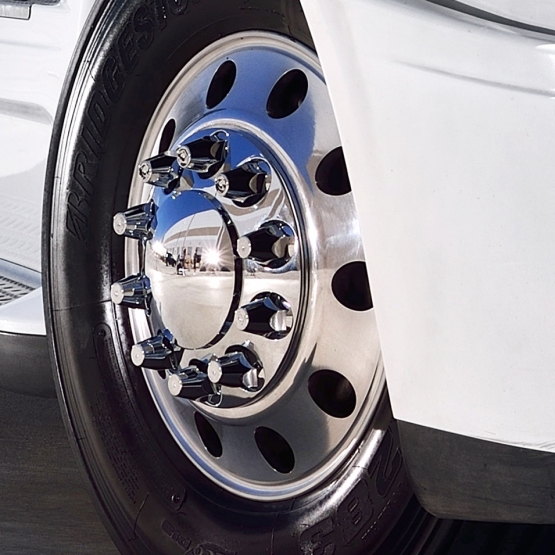 Dome Axle Cover Combo Kit With 33mm Standard Thread-On Nut Covers & Nut Cover Tool - Chrome - Thumbnail 3