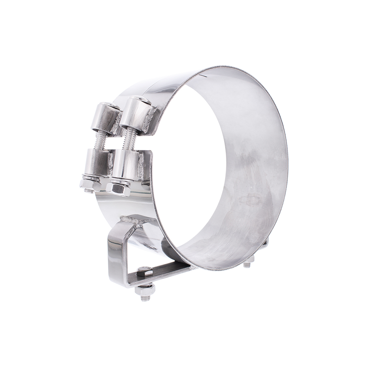 6" Stainless Wide Band Exhaust Clamp - Thumbnail 6