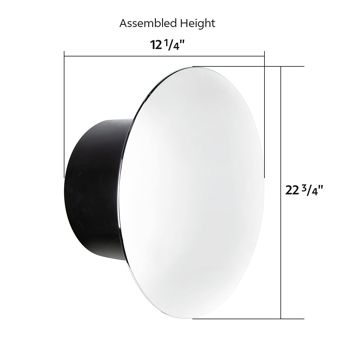 Aero Full-Moon Rear Axle Cover Kit - Chrome - Thumbnail 3