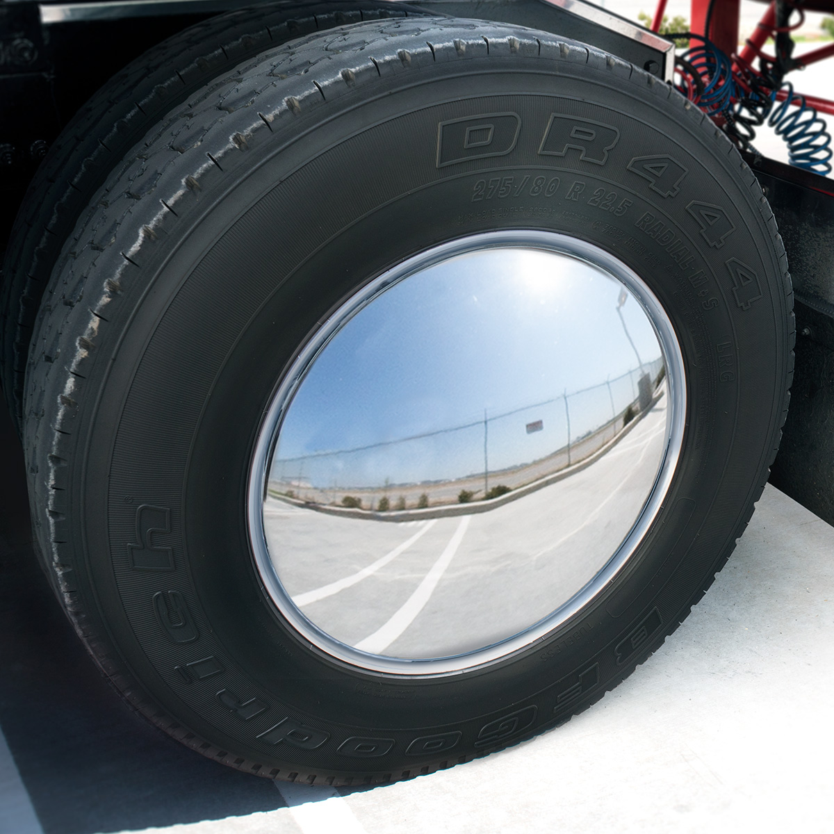 Aero Full-Moon Rear Axle Cover Kit - Chrome - Thumbnail 5