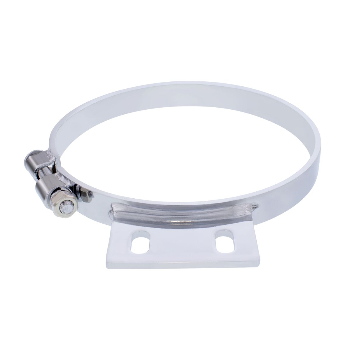 8" Chrome Cab Exhaust Clamp For Peterbilt