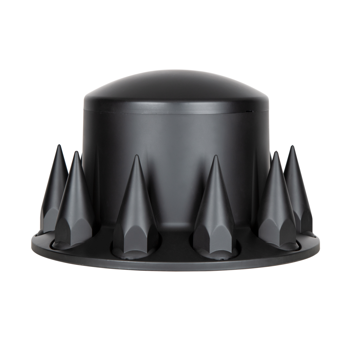 Dome Rear Axle Cover With 33mm Spike Thread-On Nut Covers - Matte Black - Thumbnail 8