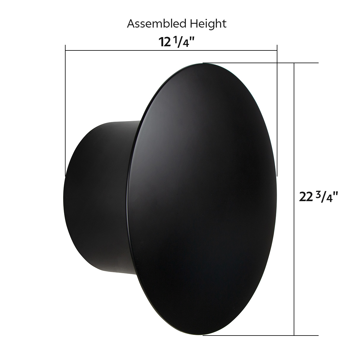 Aero Full-Moon Rear Axle Cover Kit - Matte Black - Thumbnail 3