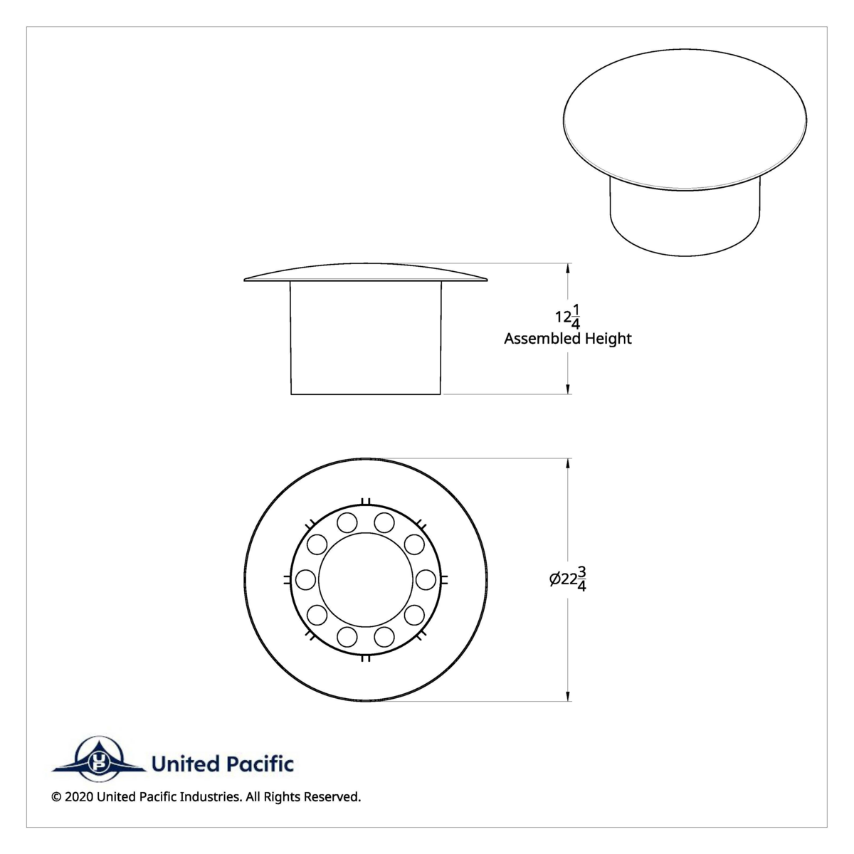 Aero Full-Moon Rear Axle Cover Kit - Indigo Blue - Thumbnail 9