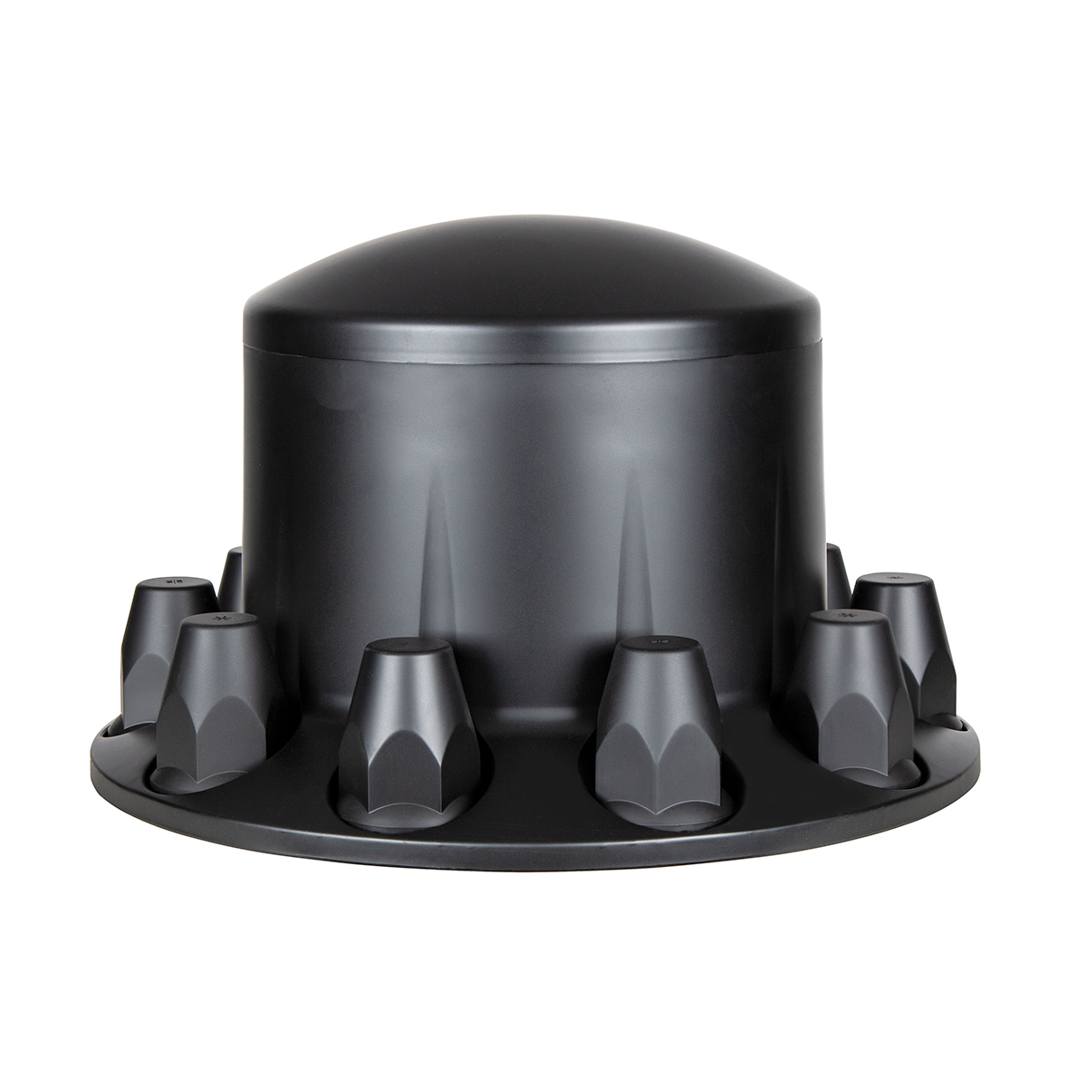 Dome Axle Cover Combo Kit With 33mm Standard Thread-On Nut Covers & Nut Cover Tool - Matte Black - Thumbnail 3