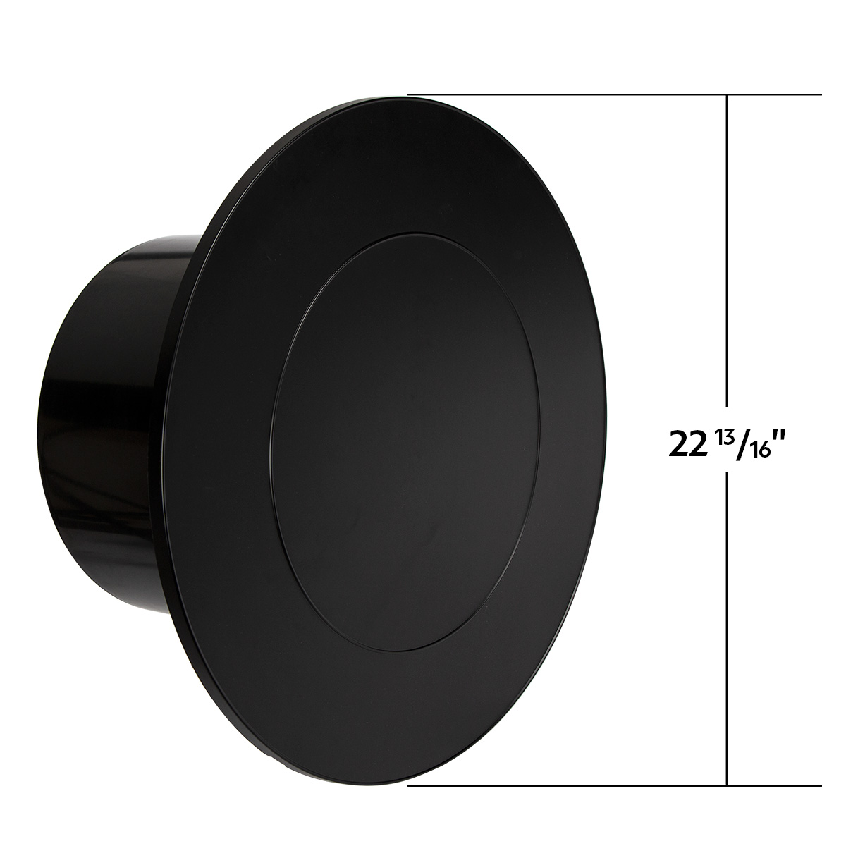 Flat Aero Rear Axle Cover Kit - Matte Black - Thumbnail 6