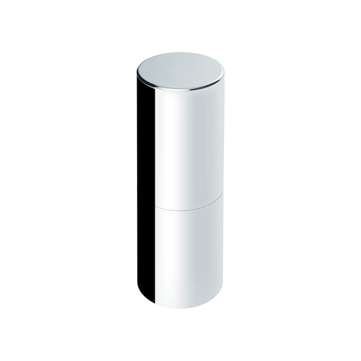 33mm X 6-1/2" Chrome Plastic Tall Cylinder Nut Cover - Thread-On (10 Pcs) - Thumbnail 4