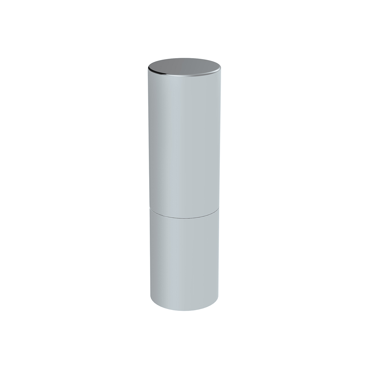 33mm X 7-1/4" Chrome Plastic Tall Cylinder Nut Cover - Thread-On (Bulk) - Thumbnail 2