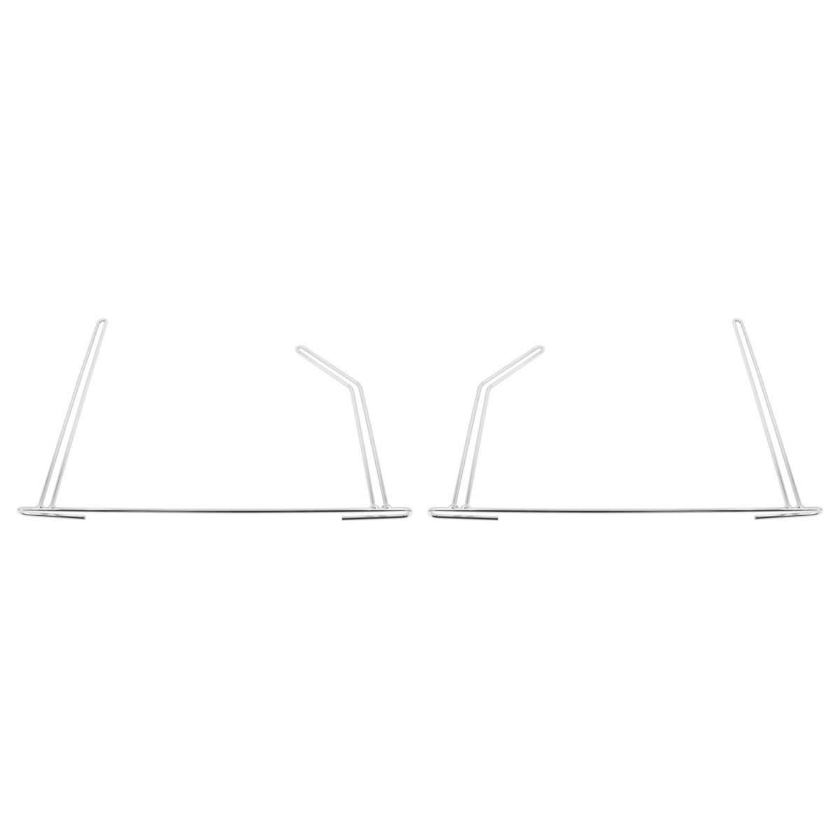 24" Chrome Angled Anti-Sail Bracket (Pair) - Thumbnail 3