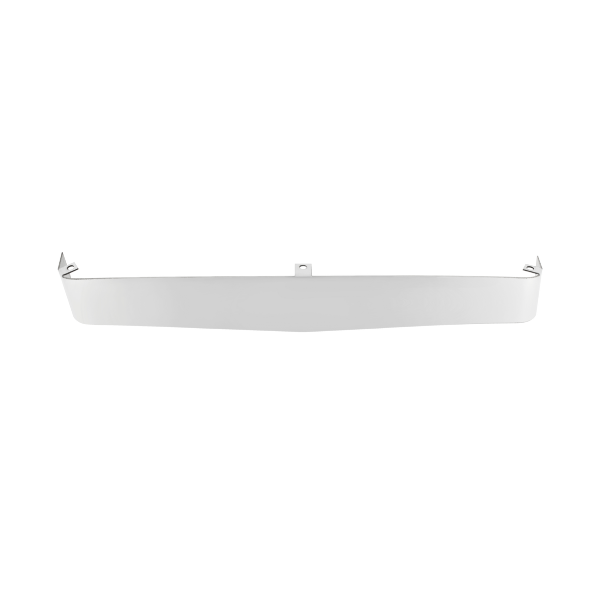 14-3/4" Wide Stainless Steel Visor For Dual 4" X 6" Headlight, Smooth Style