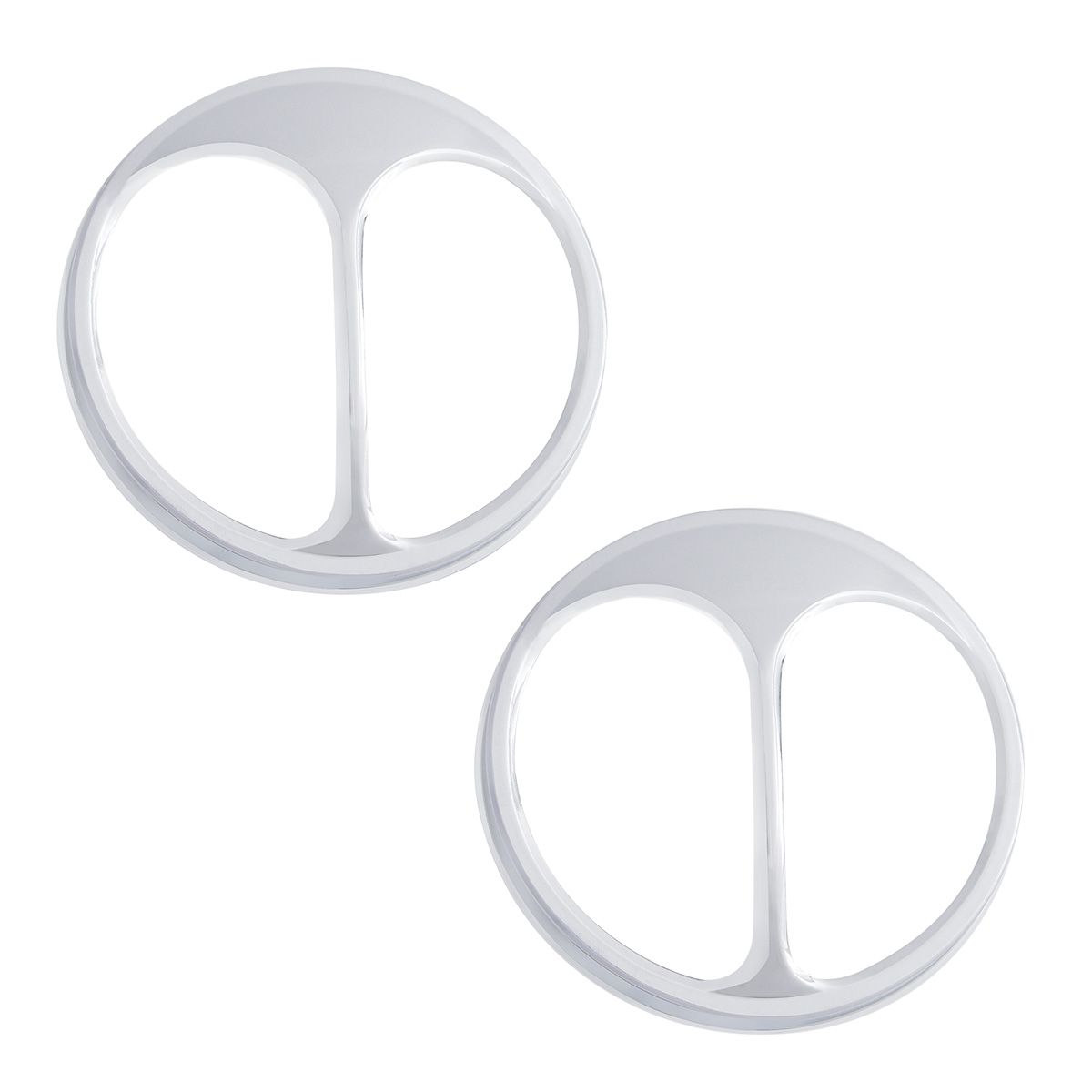 Chrome Cat's Eye Headlight Cover For 7" Headlight (Pair)