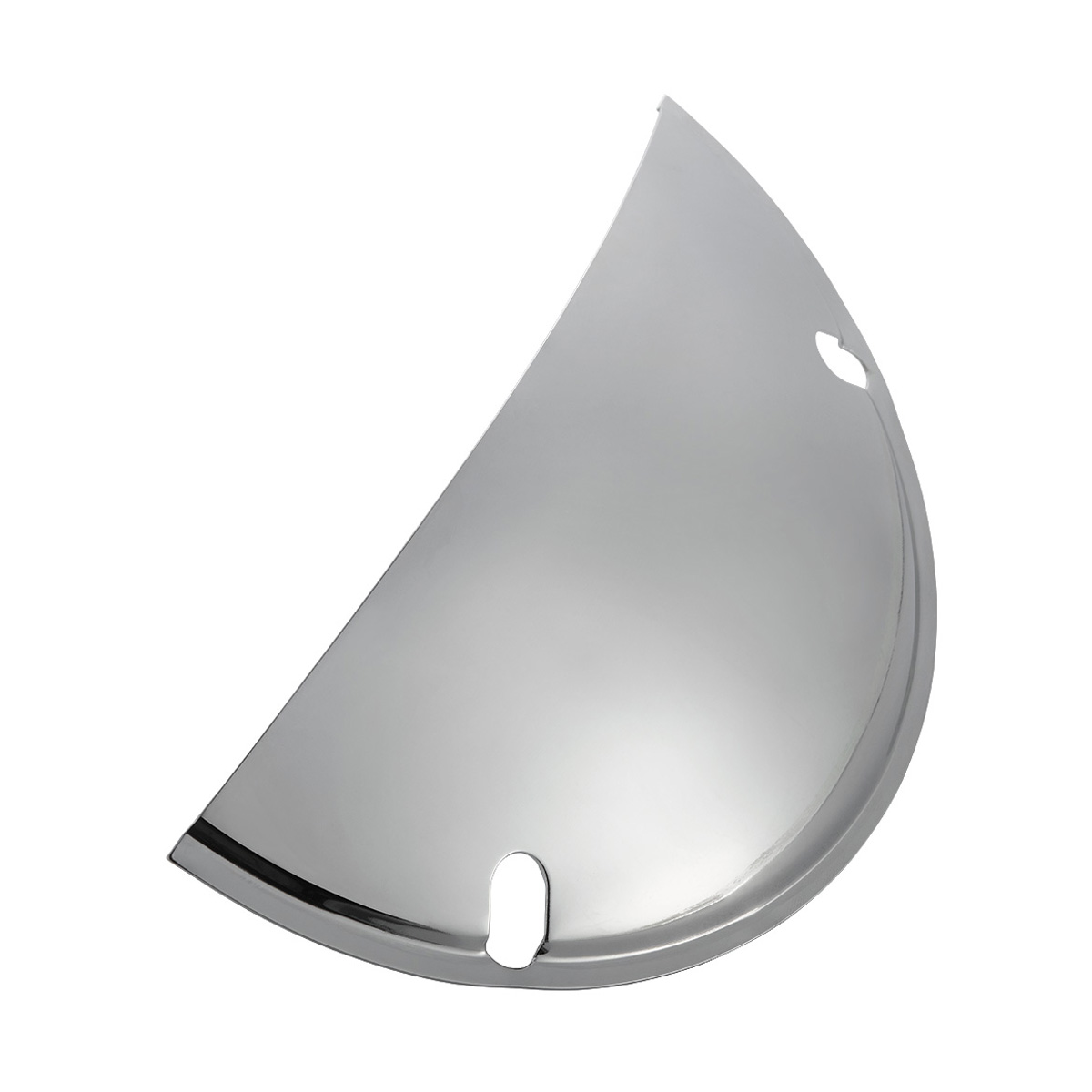 Chrome Half-Moon Shield For 7" Headlight (Pair) - Thumbnail 3