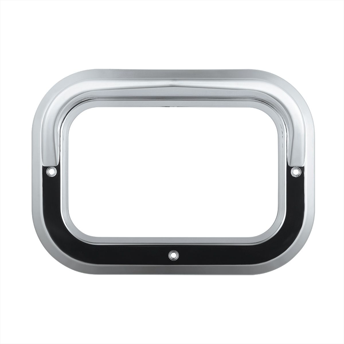 Rectangular Light Bezel With Visor