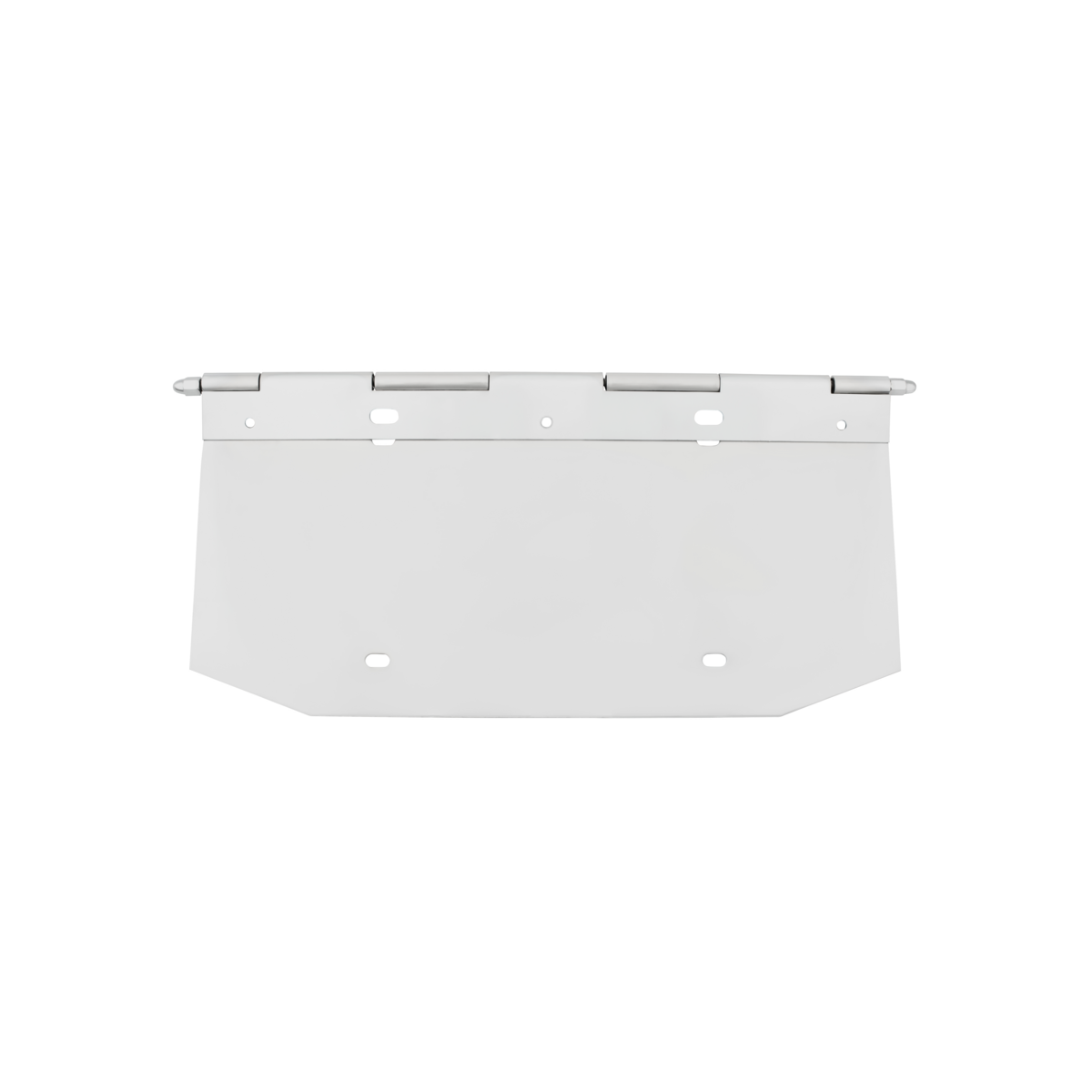 Chrome 1 License Plate Angled Holder With Hinge - Thumbnail 5