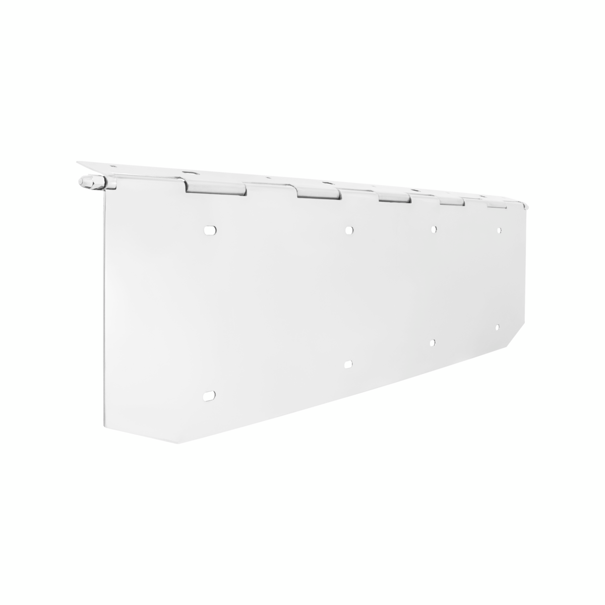 Chrome 2 License Plate Angled Holder With Hinge - Thumbnail 2
