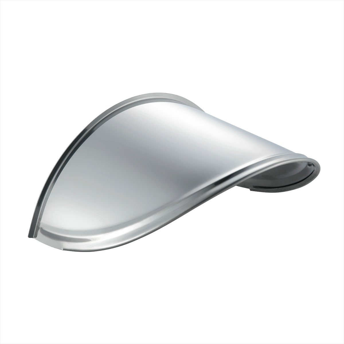 Stainless Steel Extended Style Visor For 7" Headlight - Thumbnail 3