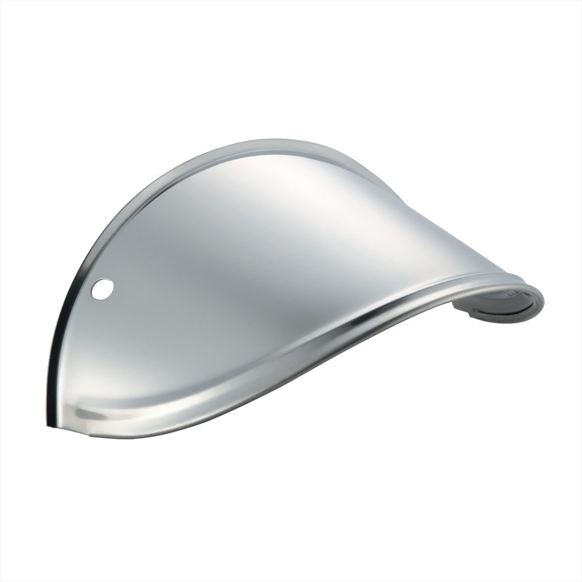 Stainless Steel Drop Style Visor For 7" Headlight - Thumbnail 3