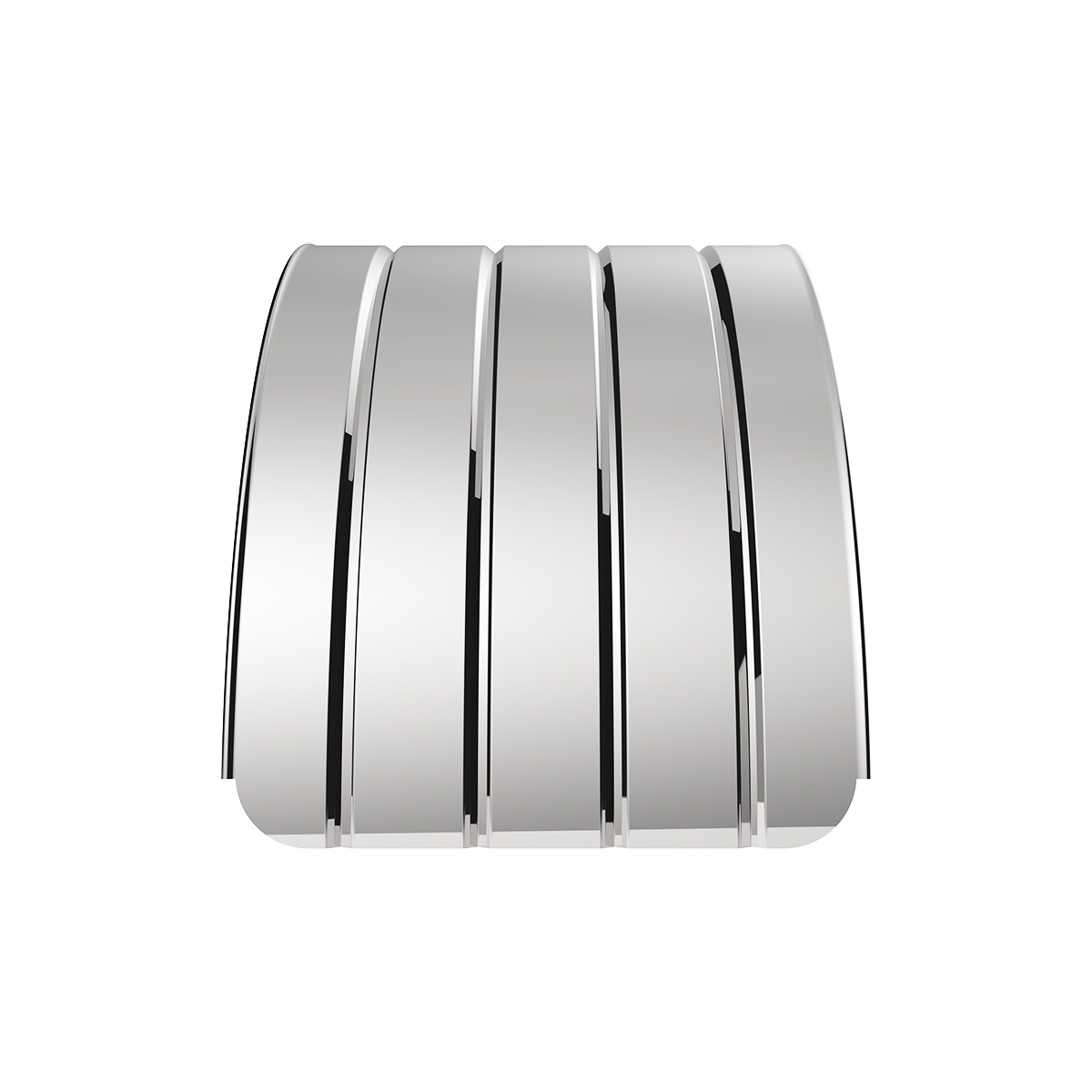 80" 430 Stainless Steel (18ga) Half Fender - SR Series (Pair) - Thumbnail 4