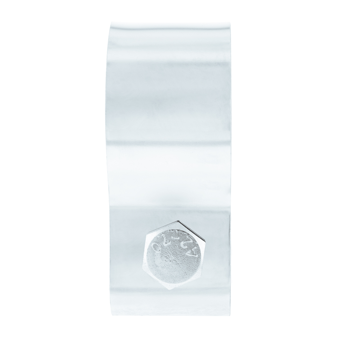 Stainless Steel Quarter Fender 2" Tube Clamp With Hardware - Thumbnail 3