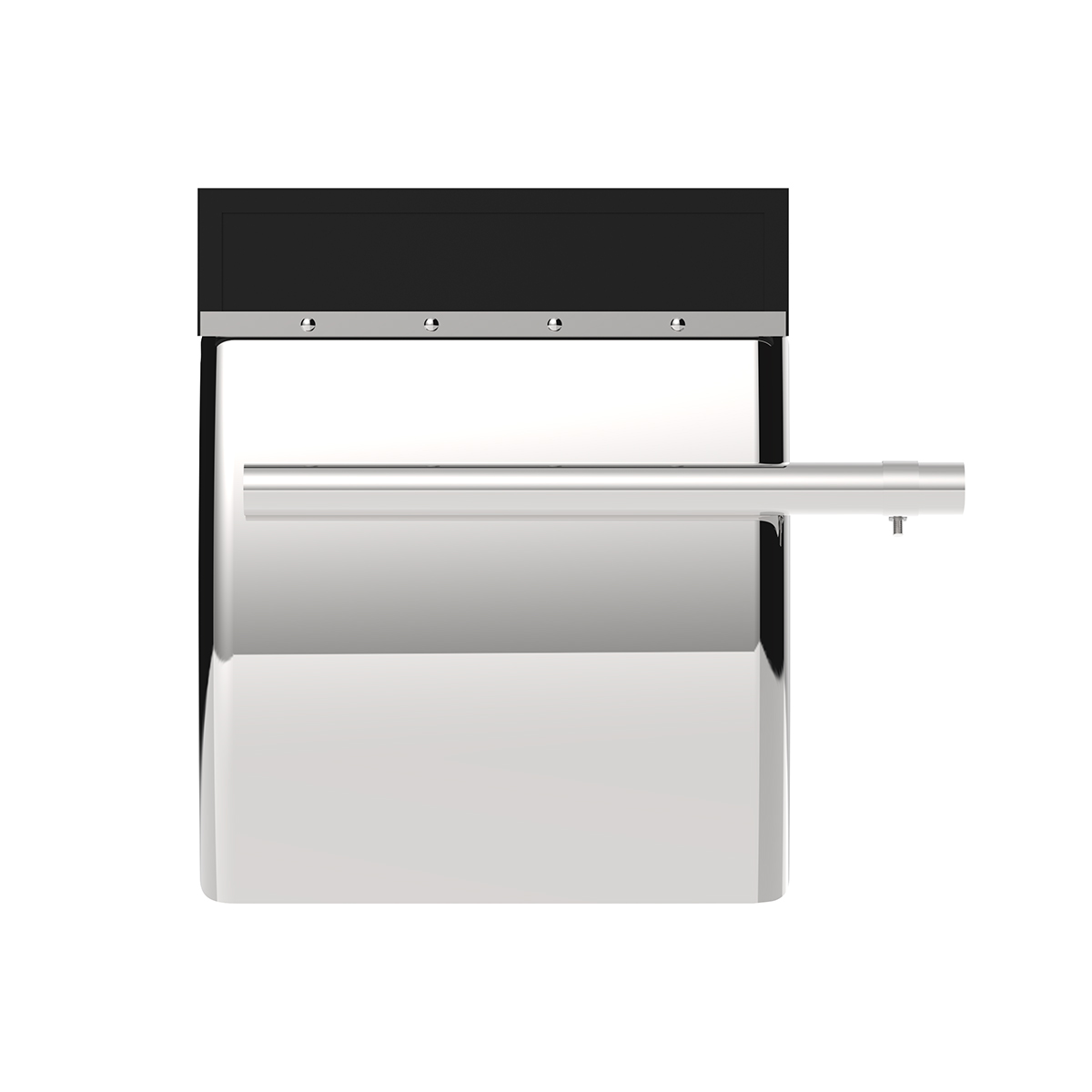 24" X 24" 430 Stainless Quarter Fender With Tube Bracket Set (Pair) - Thumbnail 3