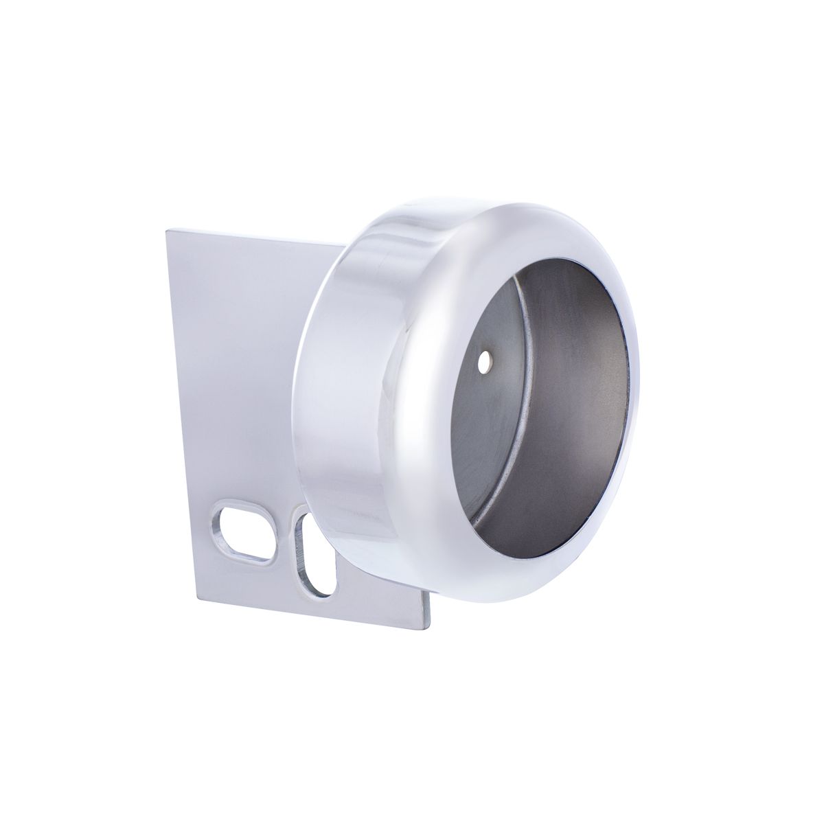 Chrome Steel Mud Flap Hanger End Light Bracket Only