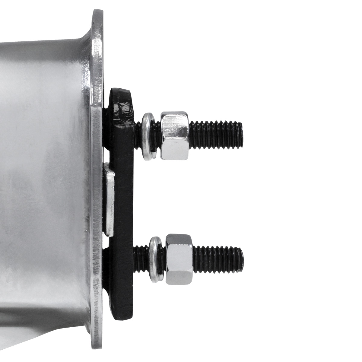 30" 304 Stainless Heavy Duty Mud Flap Hangers - 2" Bolt Pattern (Pair) - Thumbnail 3