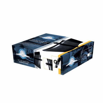 24" X 24" Black Poly Quarter Fender Set (Pair) - Thumbnail 8