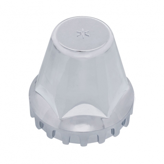 33mm X 2" Chrome Plastic "Low Rider" Nut Cover - Thread-On (Bulk)