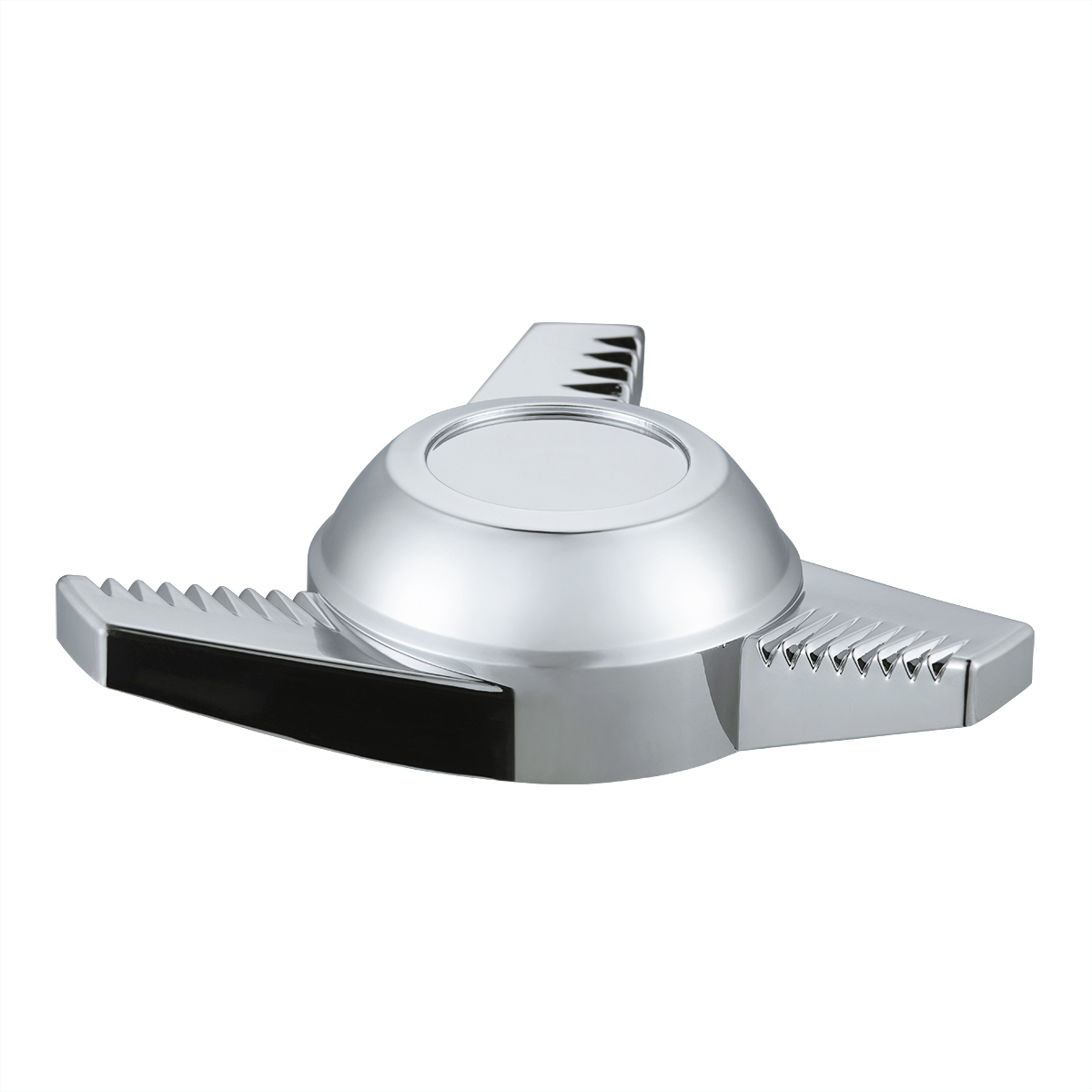 Chrome Plastic 3 Bar Right Swing Hubcap Spinner Only - Thumbnail 2
