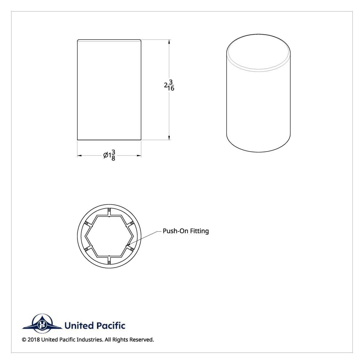 Chrome Cylinder Hubcap Nut Cover For 1999-2018 Chevy & GMC Full Size Truck - Push-on (Bulk) - Thumbnail 5