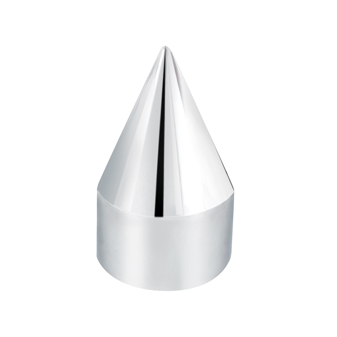 3/4" X 1-7/8" Chrome Plastic Spike Nut Cover - Push-On (Bulk)