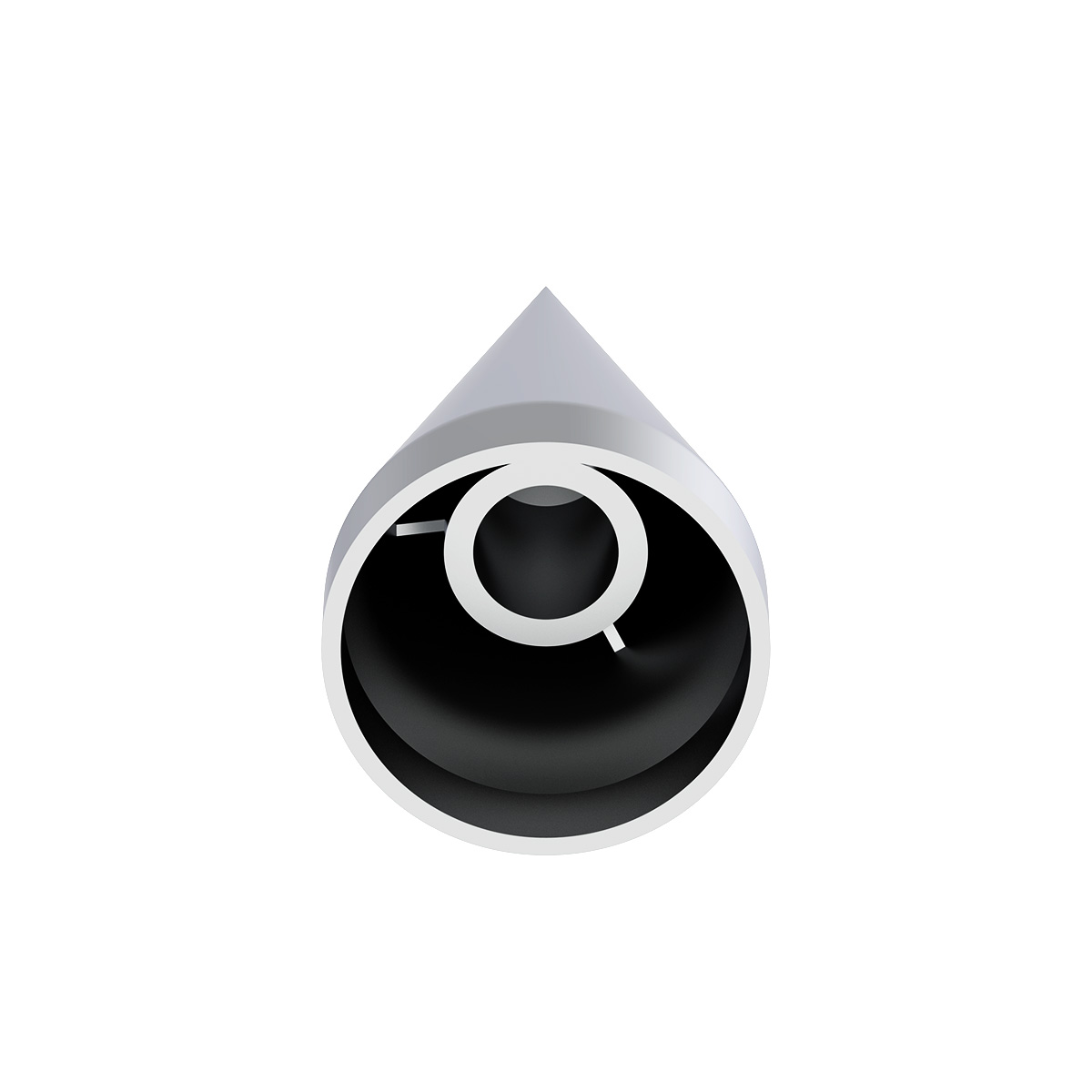 33mm x 4-1/2" Chrome Plastic X Spike Nut Covers - Thread-On (Box Of 10) - Thumbnail 4