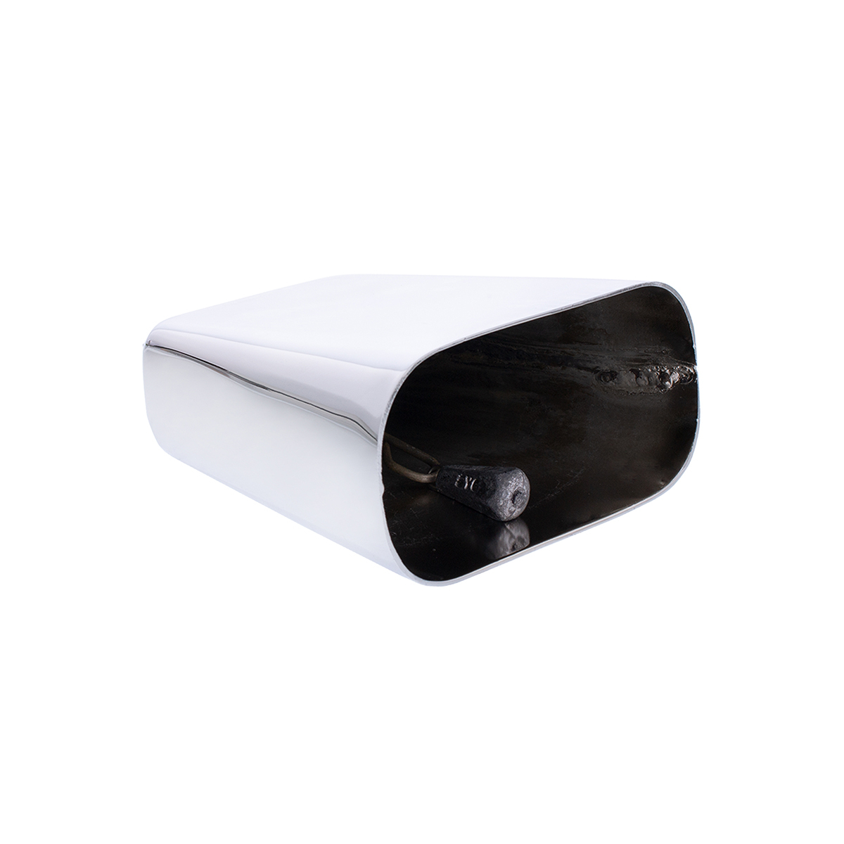 4-3/4" Chrome Cow Bell - Thumbnail 4