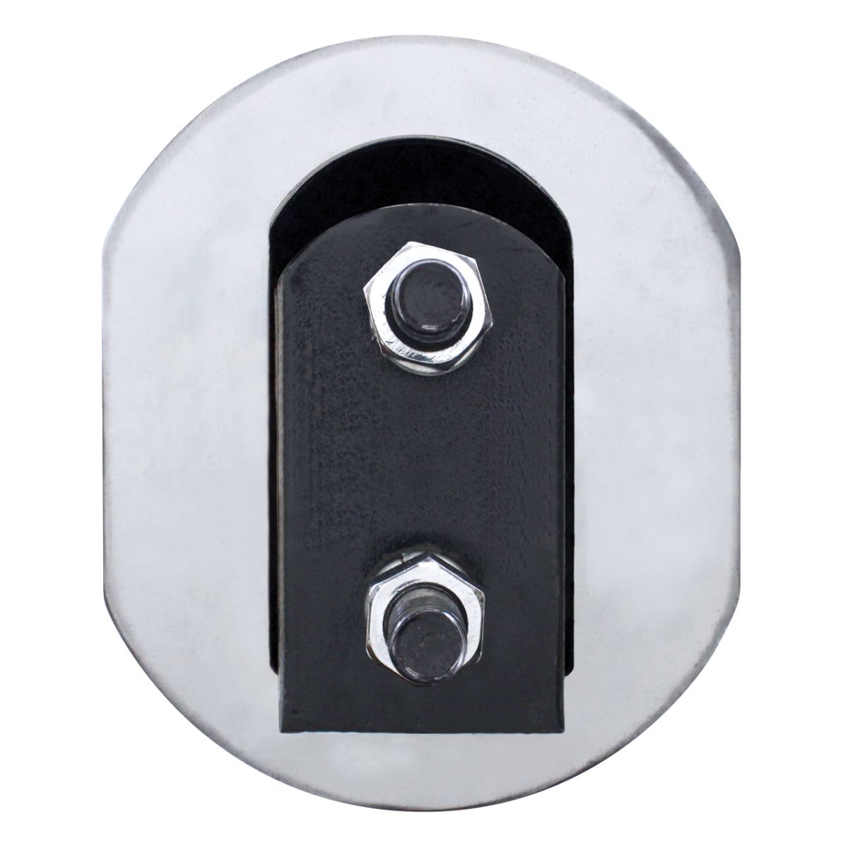 30" Stainless Steel Heavy Duty Mud Flap Hangers - 2.5" Bolt Pattern (Pair) - Thumbnail 3