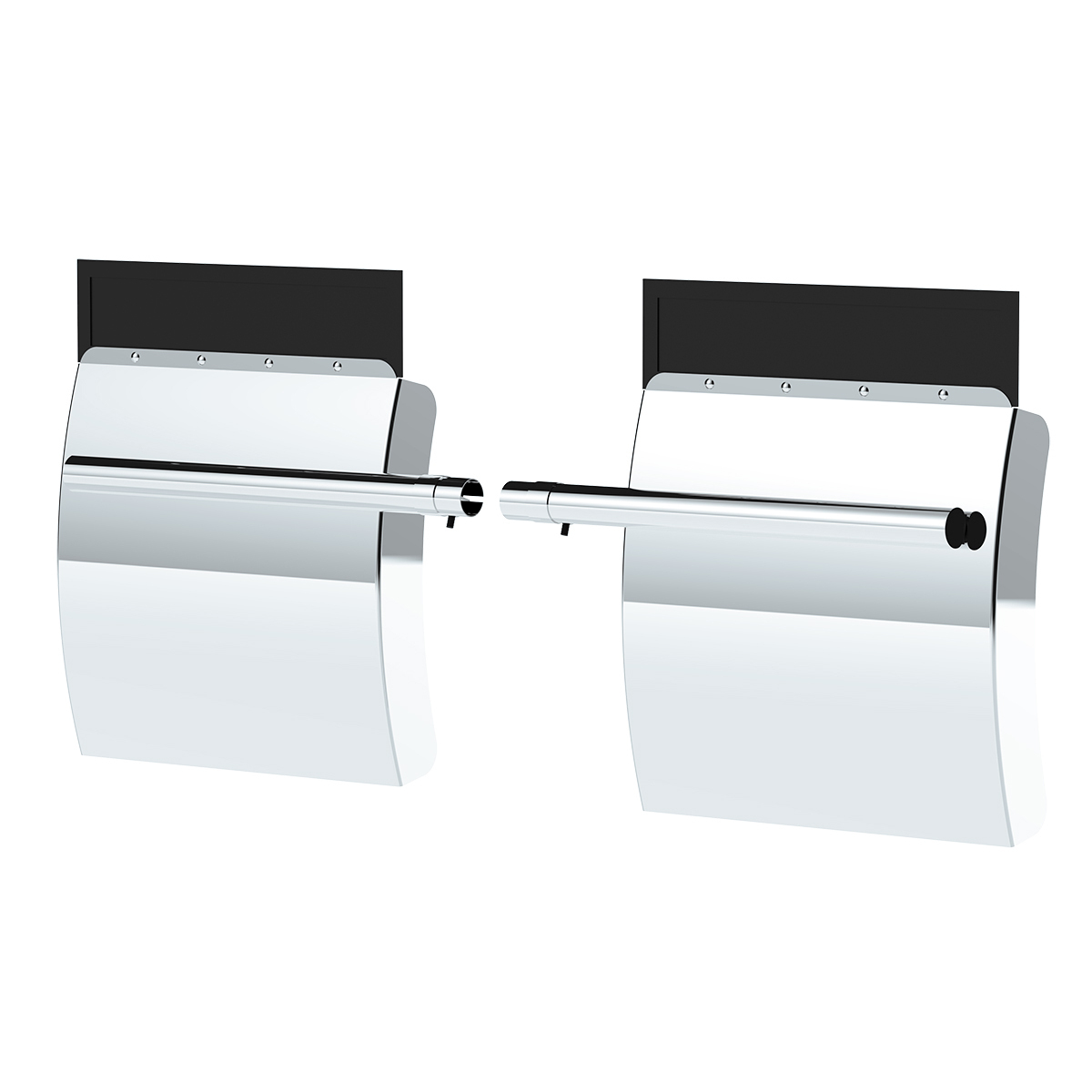 24" X 24" 430 Stainless Steel Quarter Fender With Tube Bracket Set - 4" Side Wall - Thumbnail 13