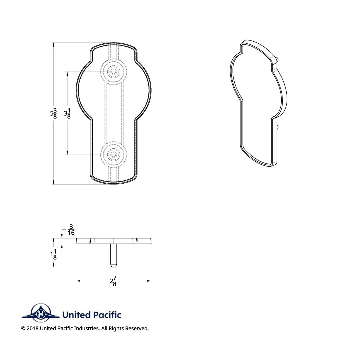 Chrome Die Cast Texas Flag Emblem - Thumbnail 5